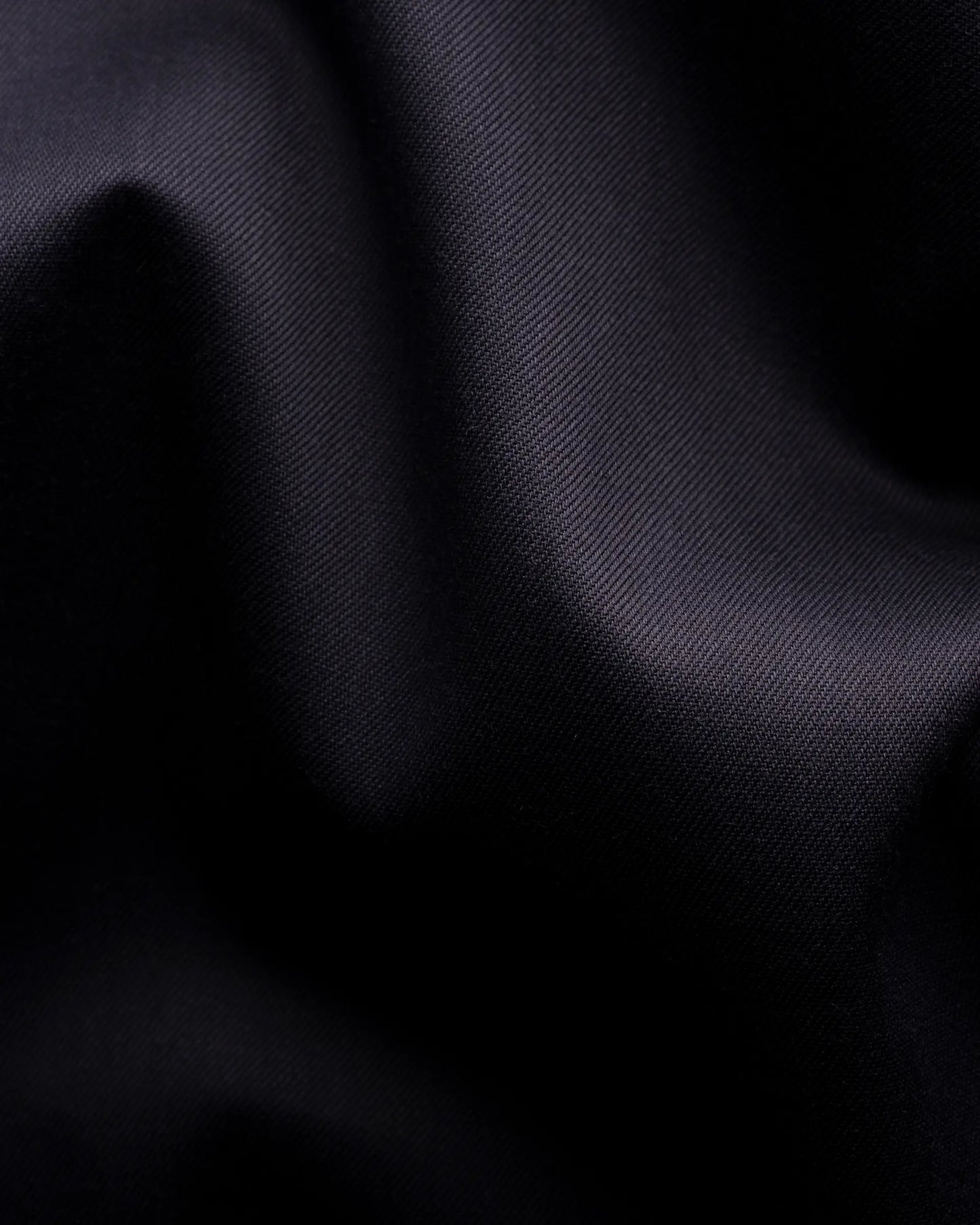 Navy Twill Shirt With Floral Detail