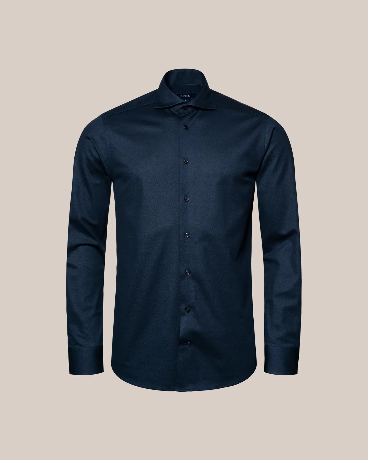 Navy Filo Di Scozia Pique Shirt