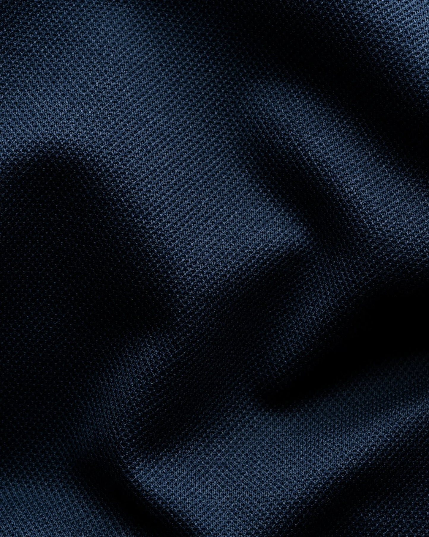Navy Filo Di Scozia Pique Shirt