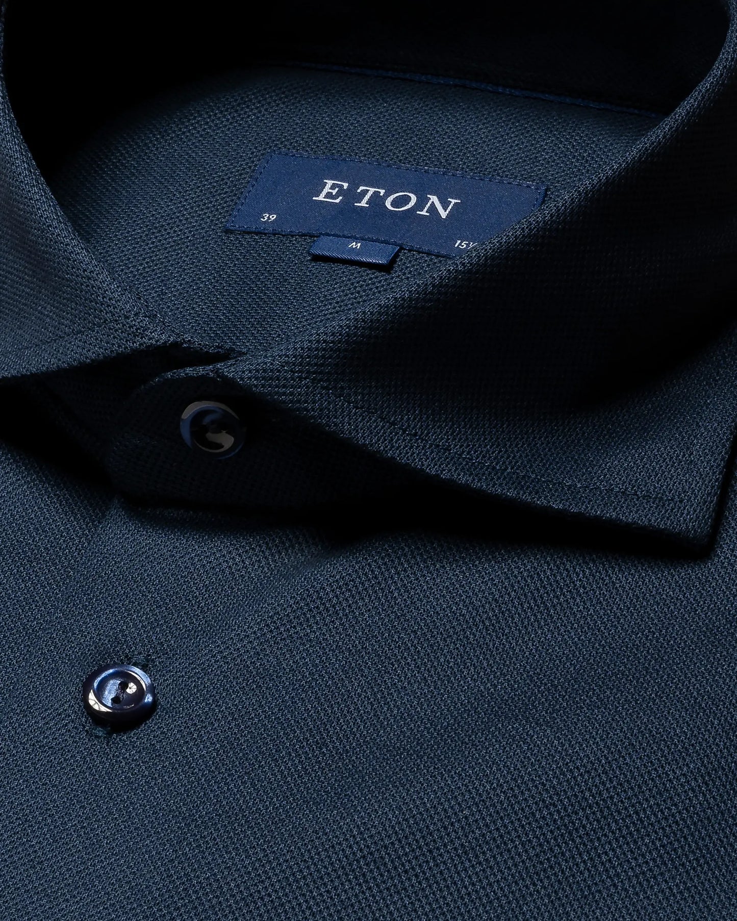 Navy Filo Di Scozia Pique Shirt