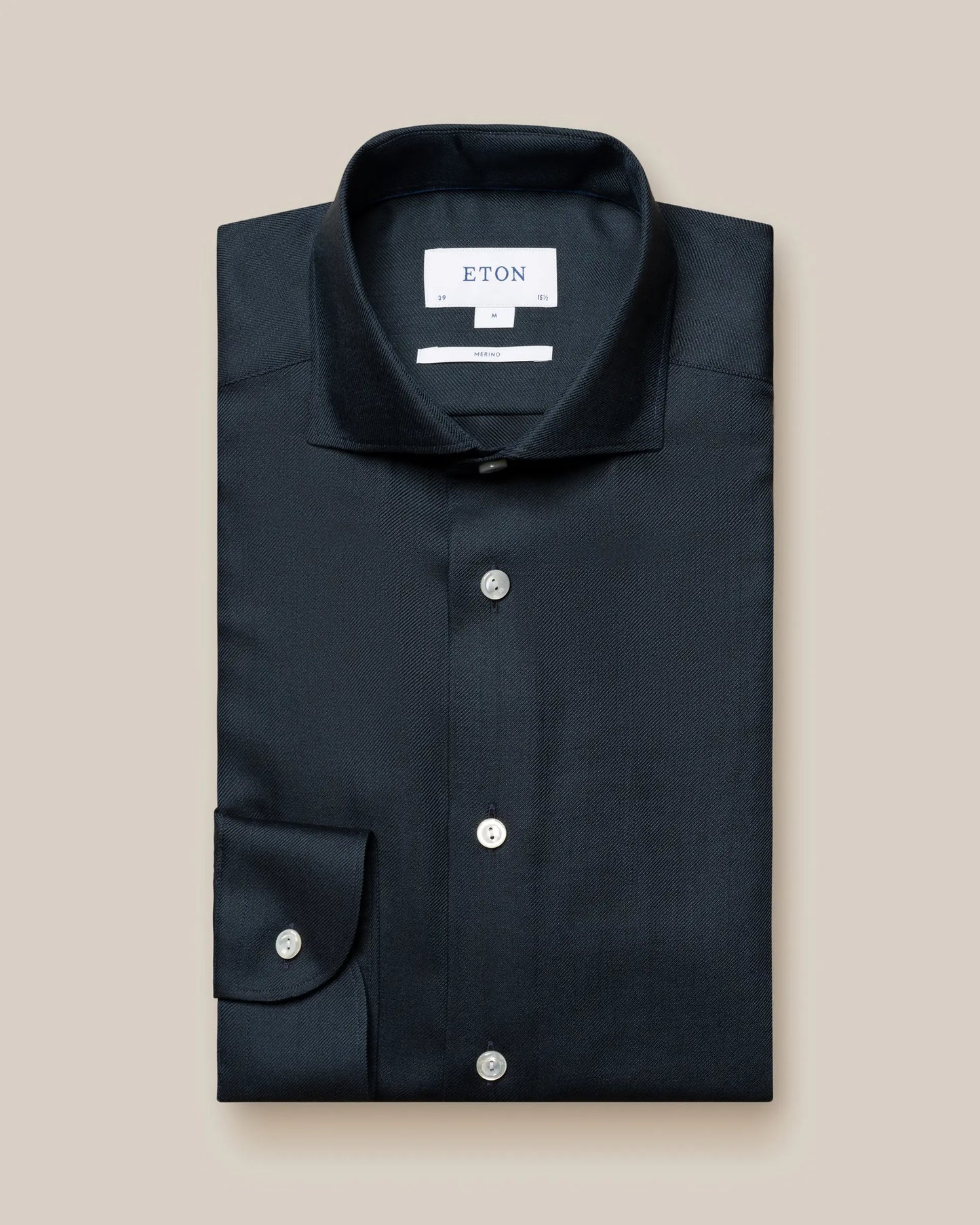 Blue Merino Wool Shirt