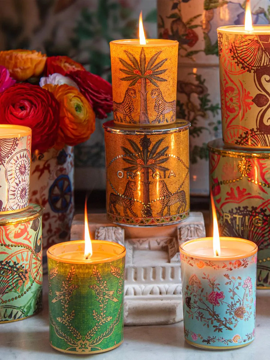 Melograno Decorated Candle