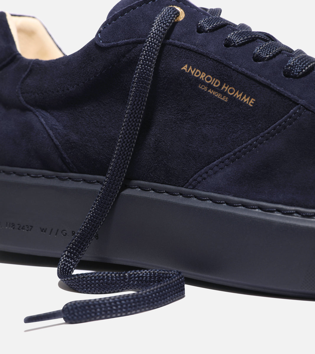 Manhatten Lux Suede Sneaker - Ink