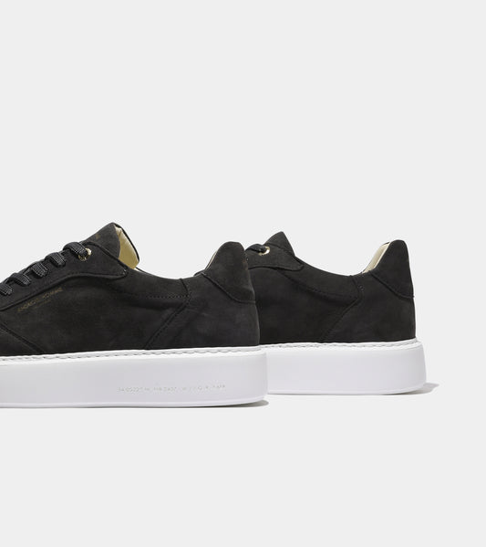 Manhatten Lux Suede Sneaker - Anthracite