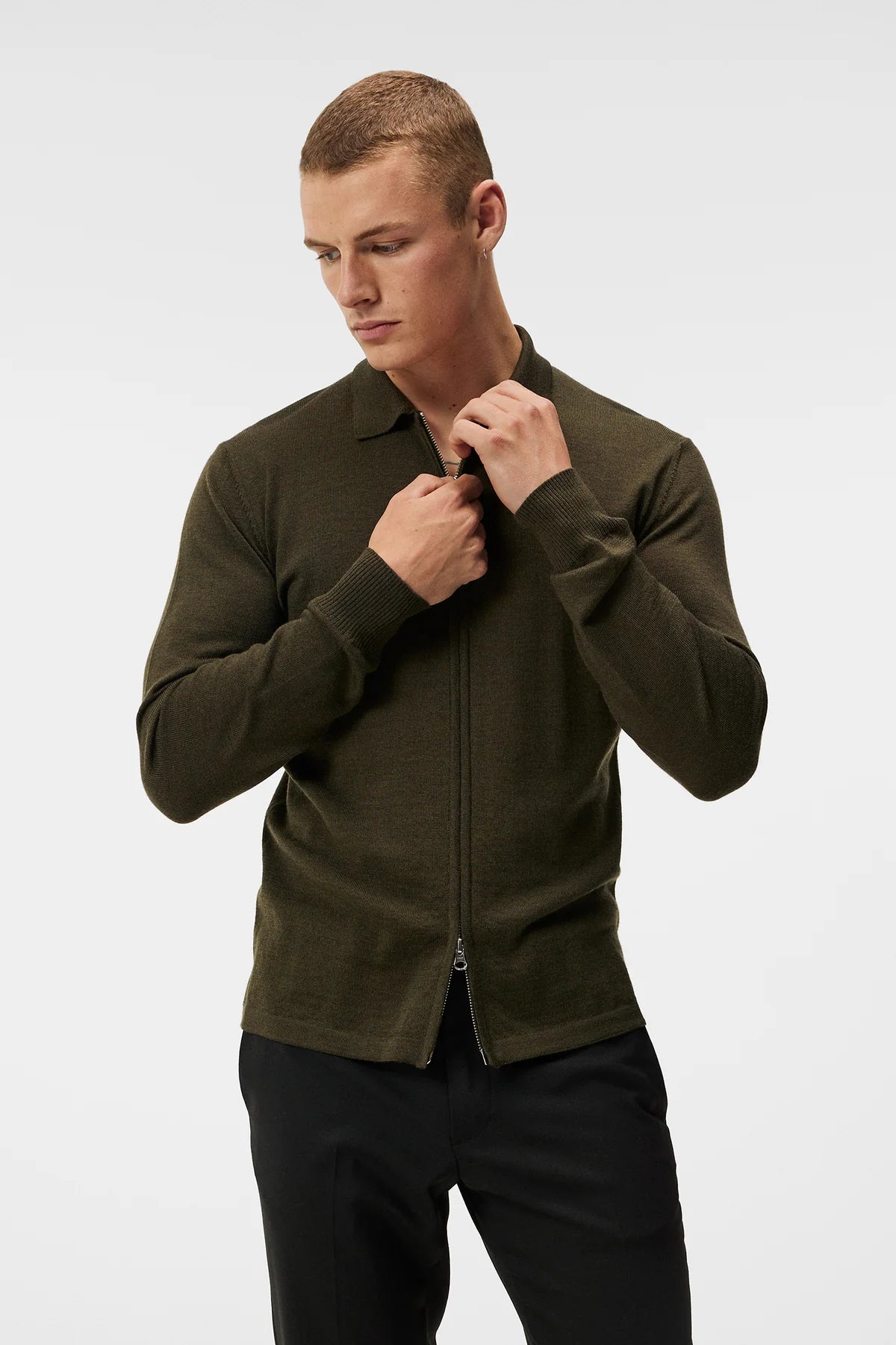 Nyle Merino Zip Sweater