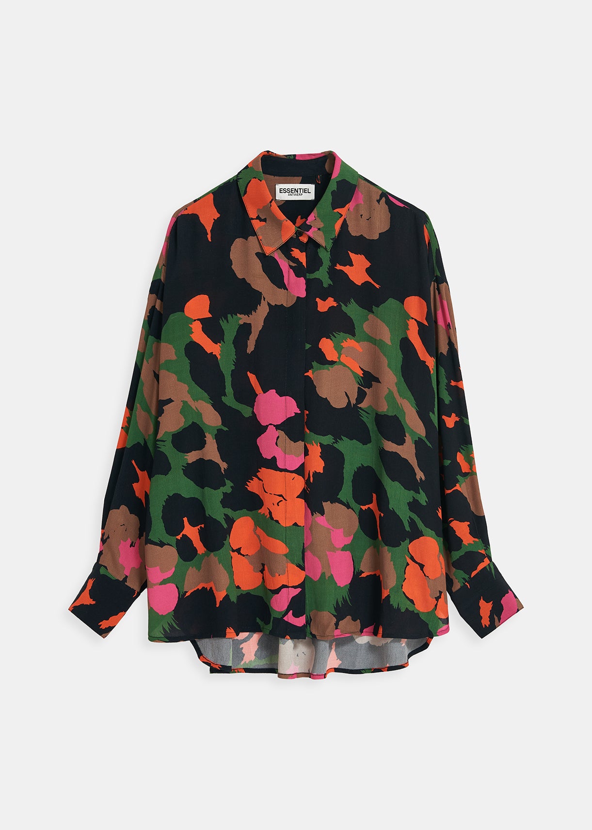 Ebruna Abstract Print Shirt