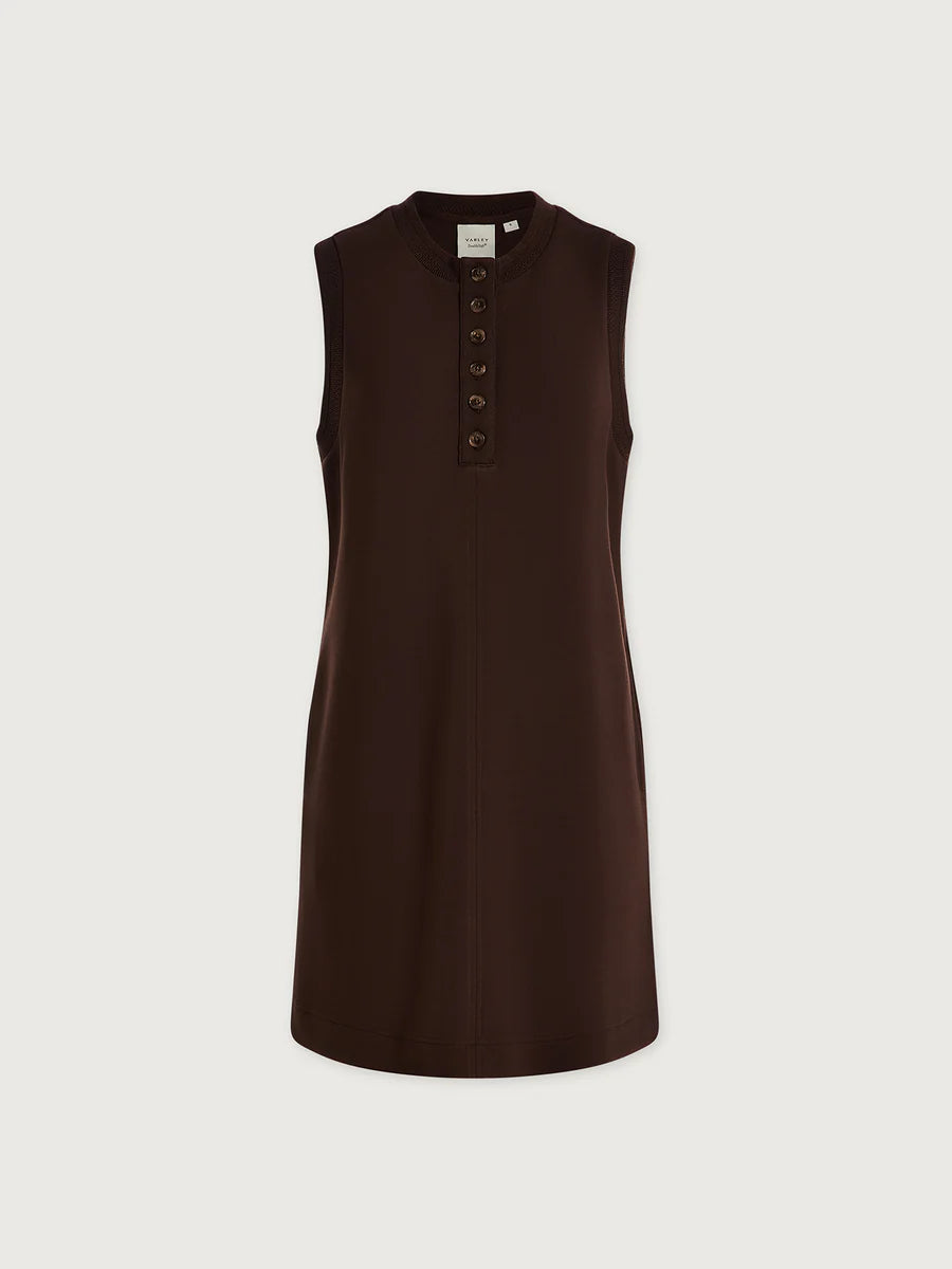 Elba Tank Mini Dress - Coffee Bean-Varley-Lewis Yates