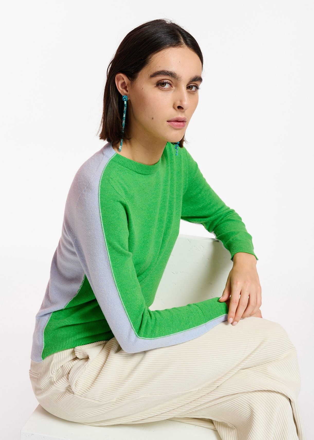Elgium Contrast Pullover