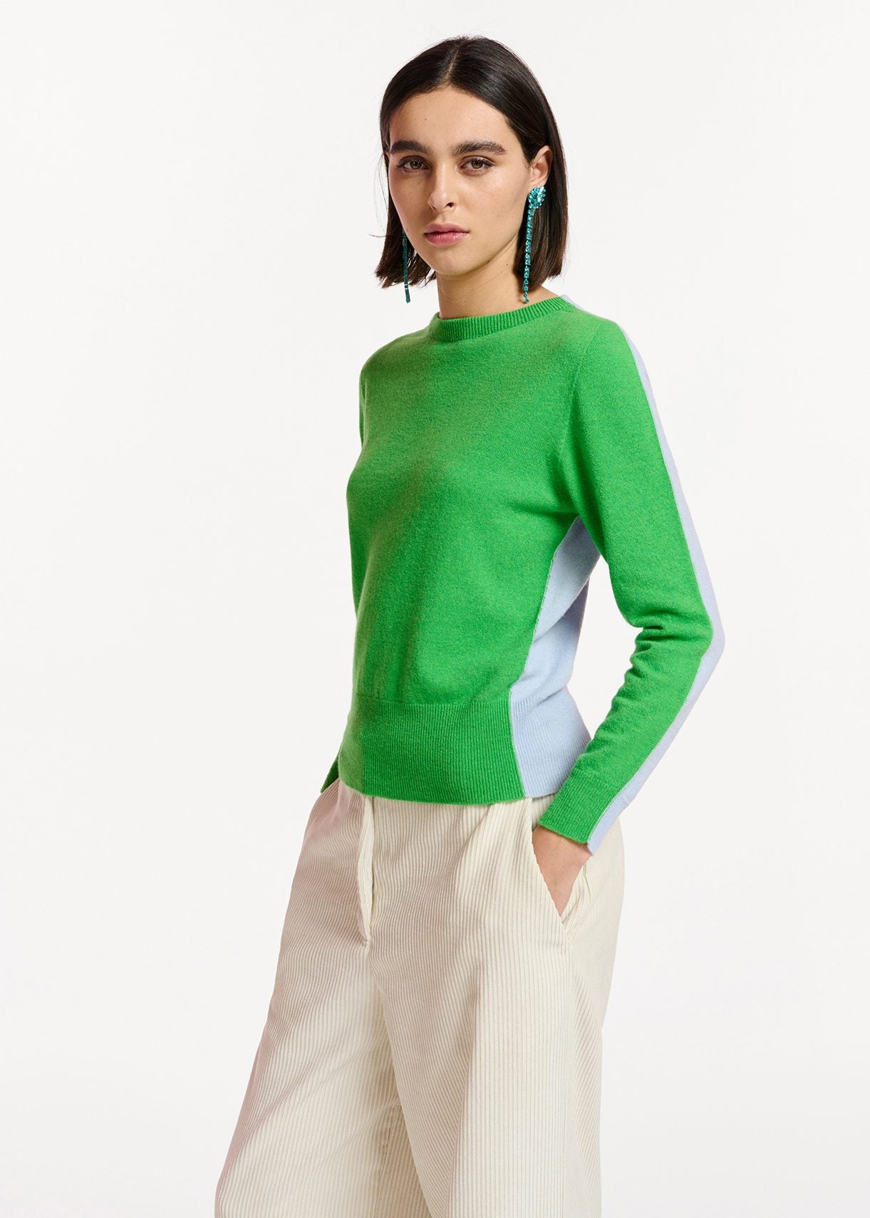 Elgium Contrast Pullover