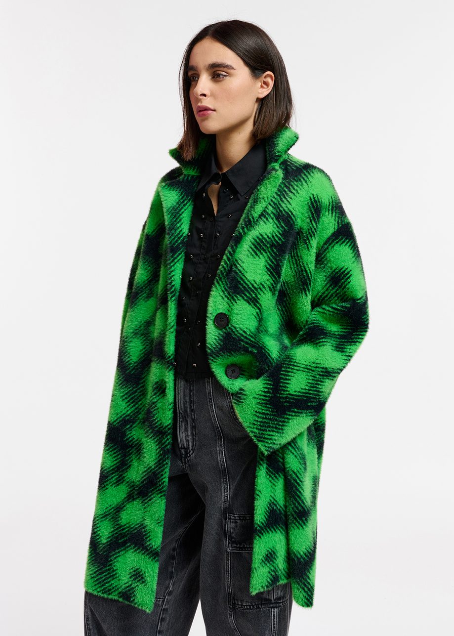 Elium Leopard Motif Cardigan