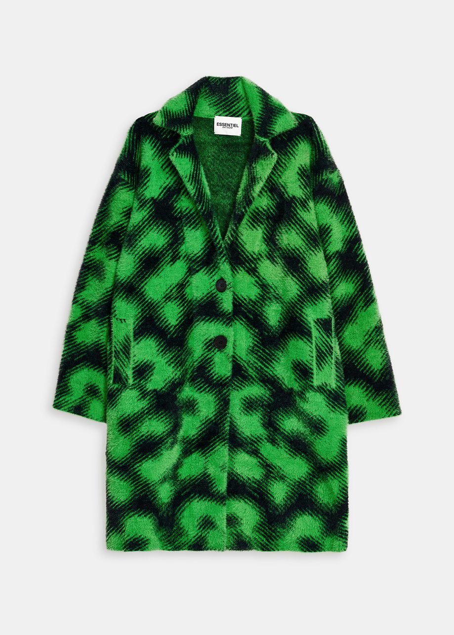 Elium Leopard Motif Cardigan