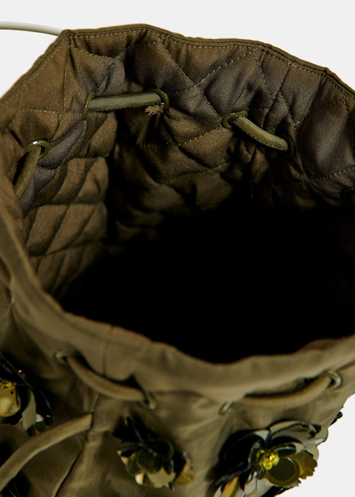 Embellished Mini Bucket Bag