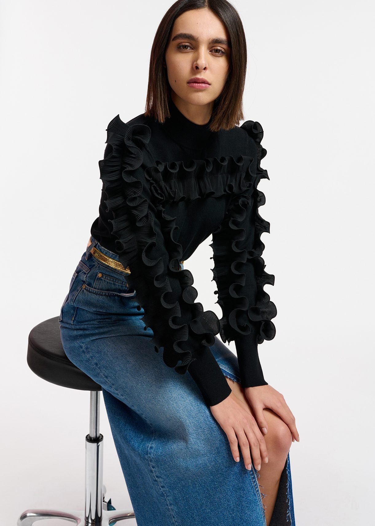 Ercole Ruffle Sweater