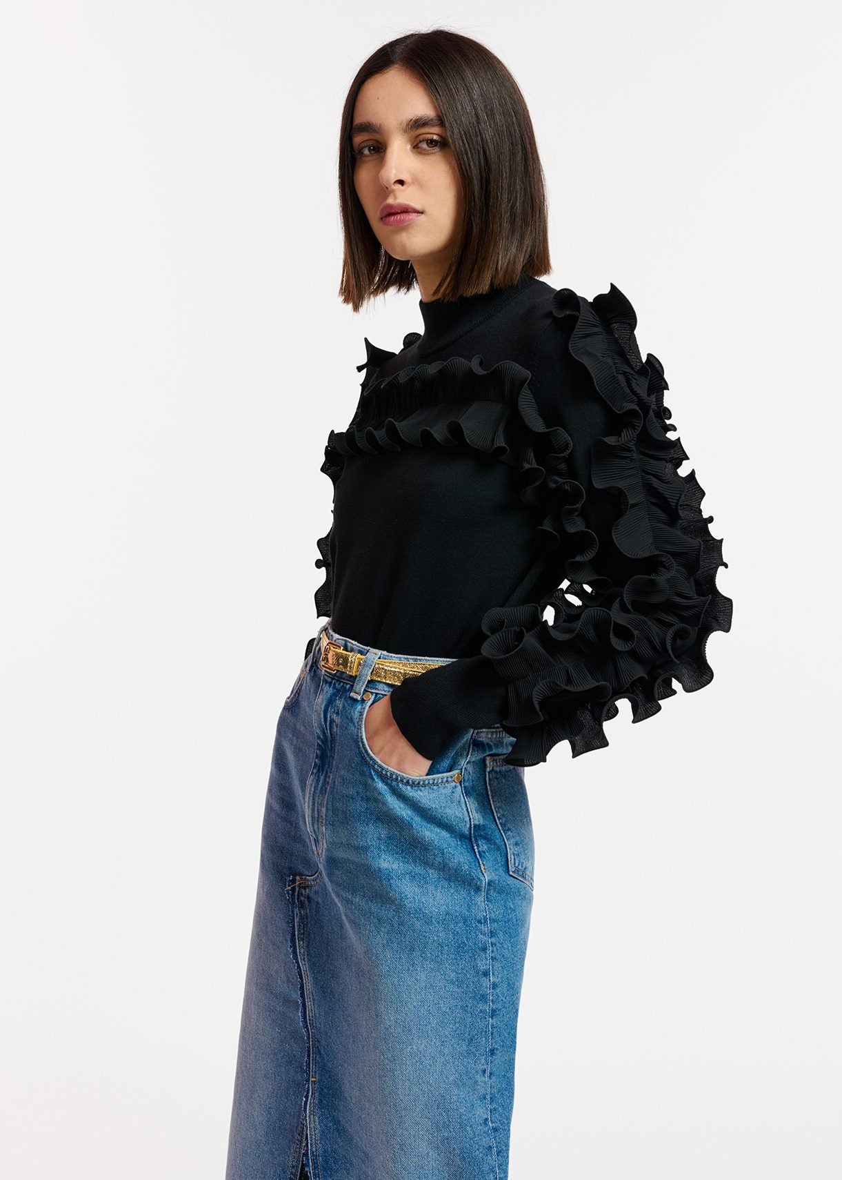 Ercole Ruffle Sweater