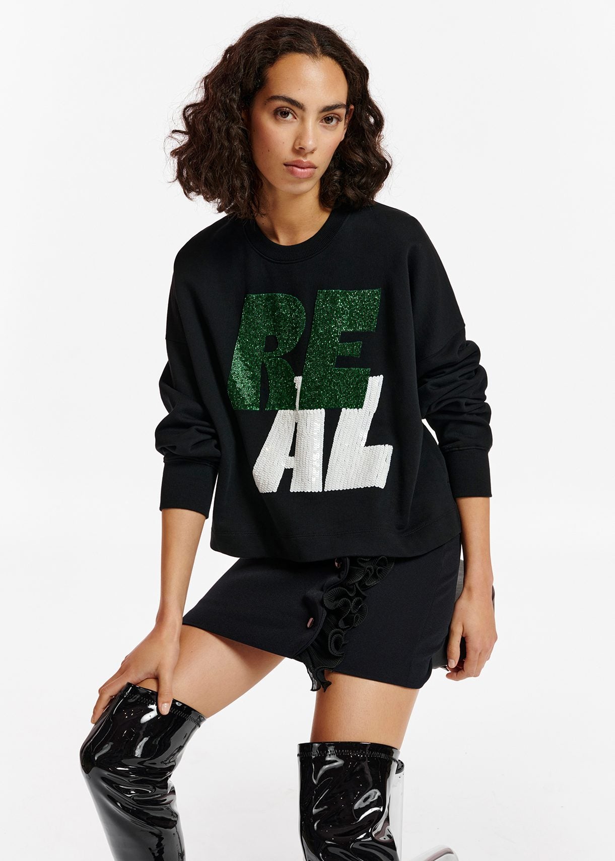 Euro Embellished Sweatshirt