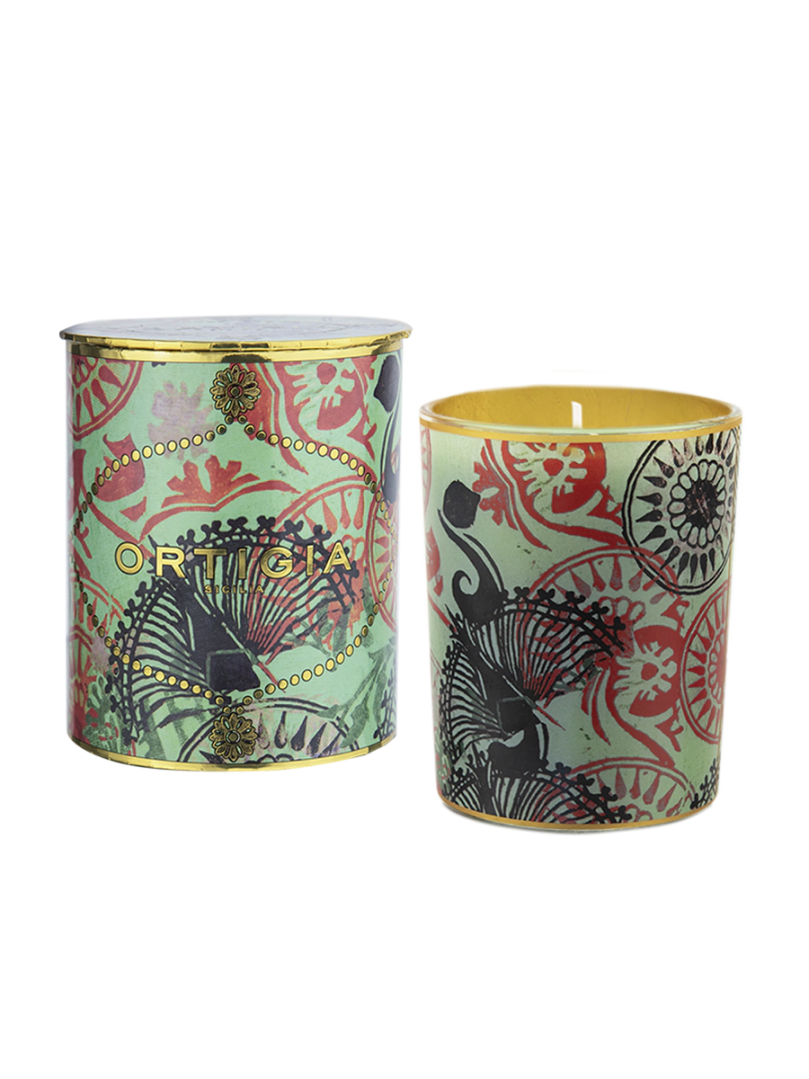 Fico D'India Decorated Candle