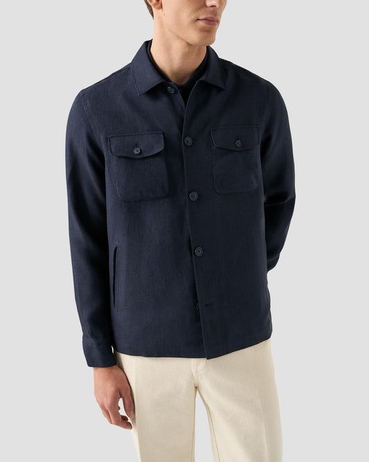 Four Pocket Shirt Jacket-Eton-Lewis Yates
