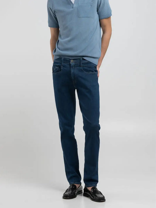 Hyperflex Eco Lab Blue Wash Jeans-Replay-Lewis Yates