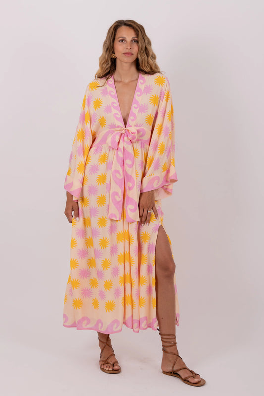 Janis Dress Praia Print-Sundress-Lewis Yates