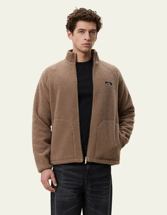 Patch Teddy Jacket Caribou Brown