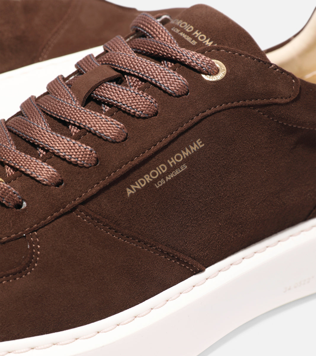 Manhatten Lux Suede Sneaker - Chocolate-Android Homme-Lewis Yates