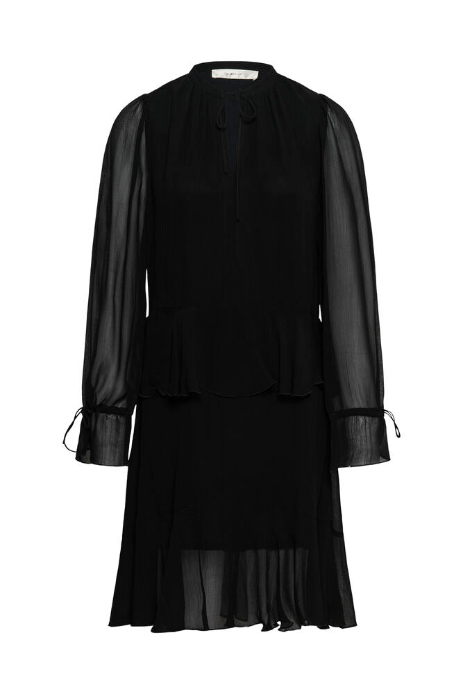 Messie Short Dress Black-InWear-Lewis Yates