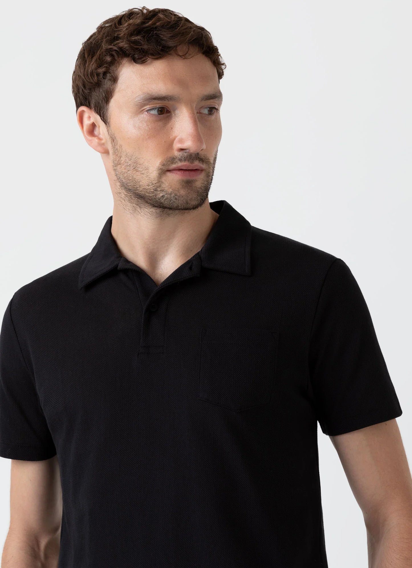 Black Riviera Polo