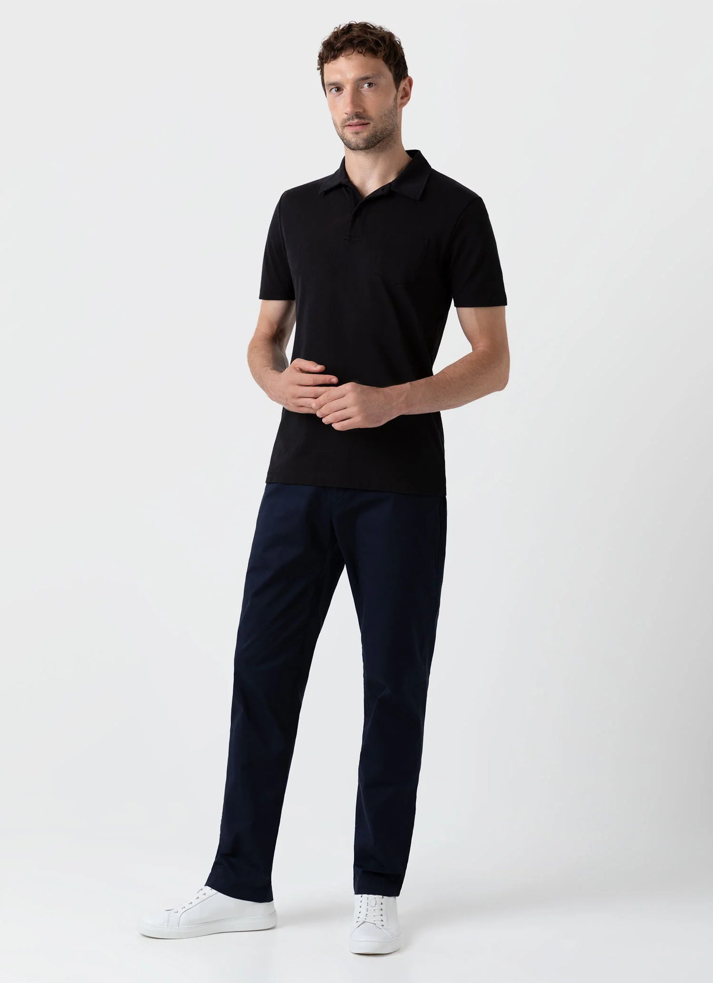 Black Riviera Polo