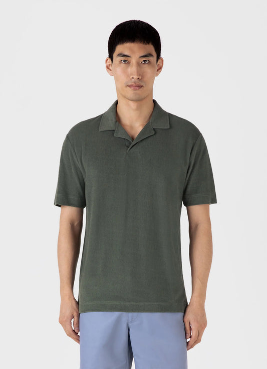Towelling Polo Shirt