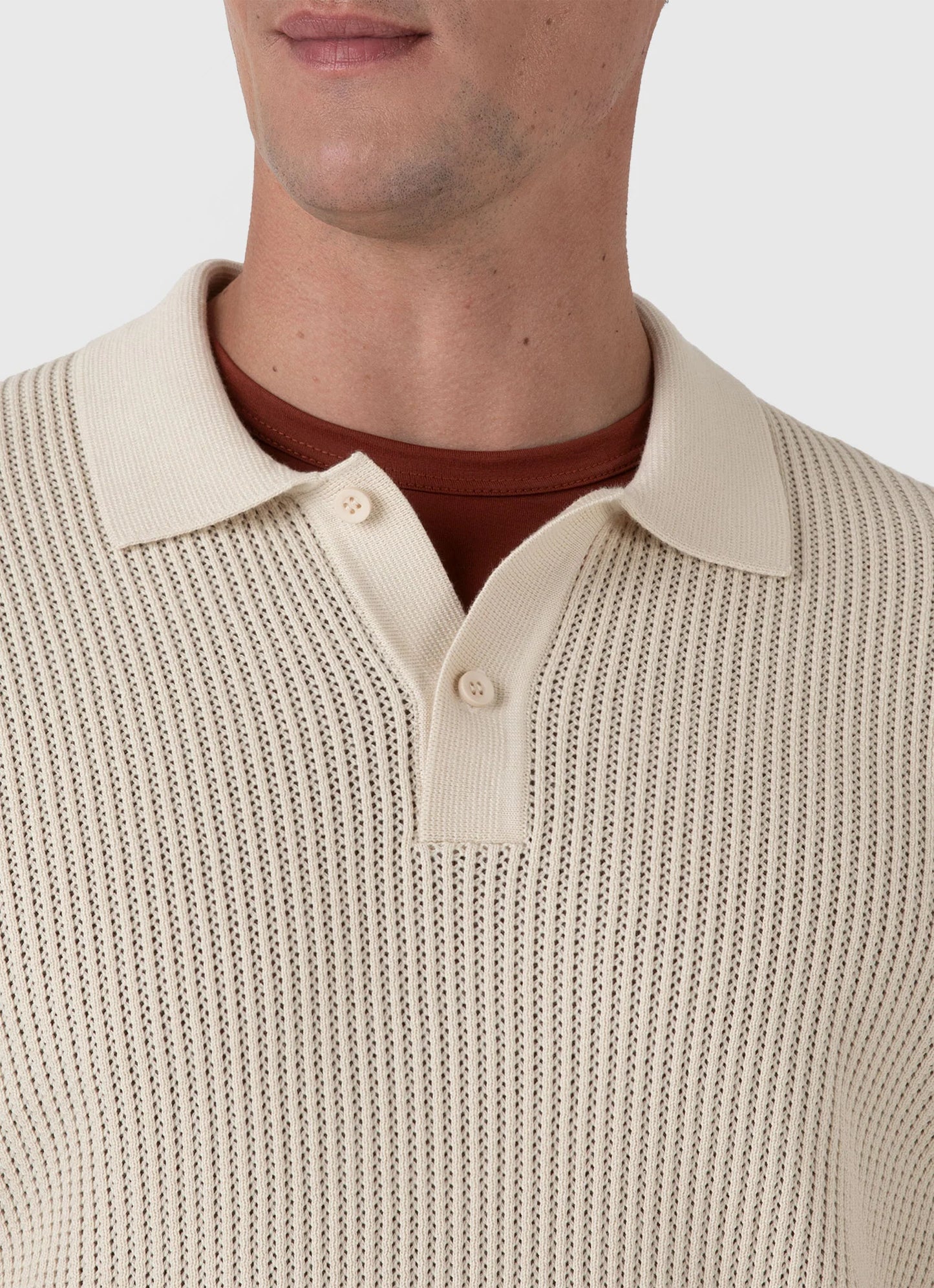 Mesh Stitch Polo