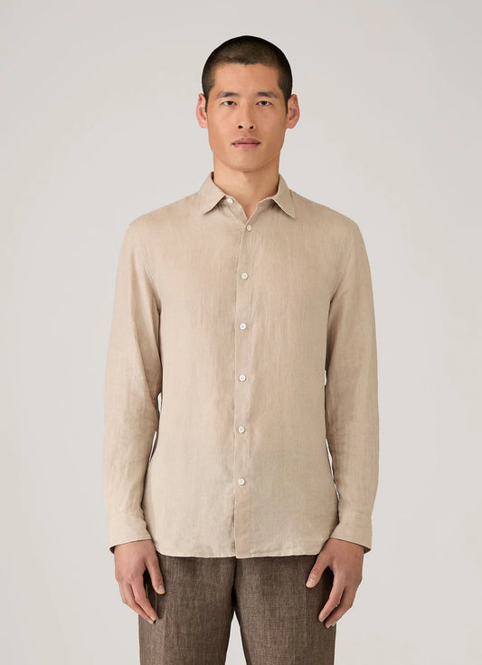 Linen Long Sleeve Shirt - Hazelwood