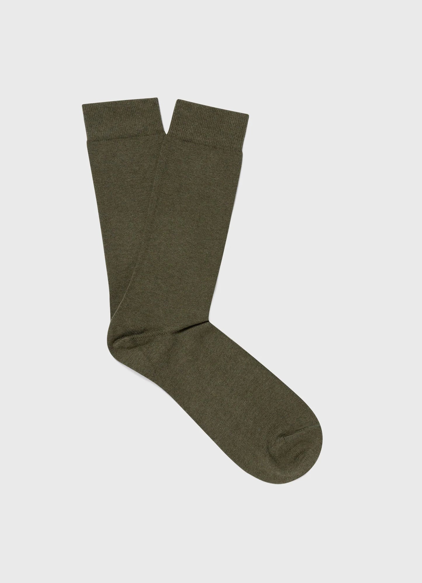 Long Staple Hunter Green Cotton Socks