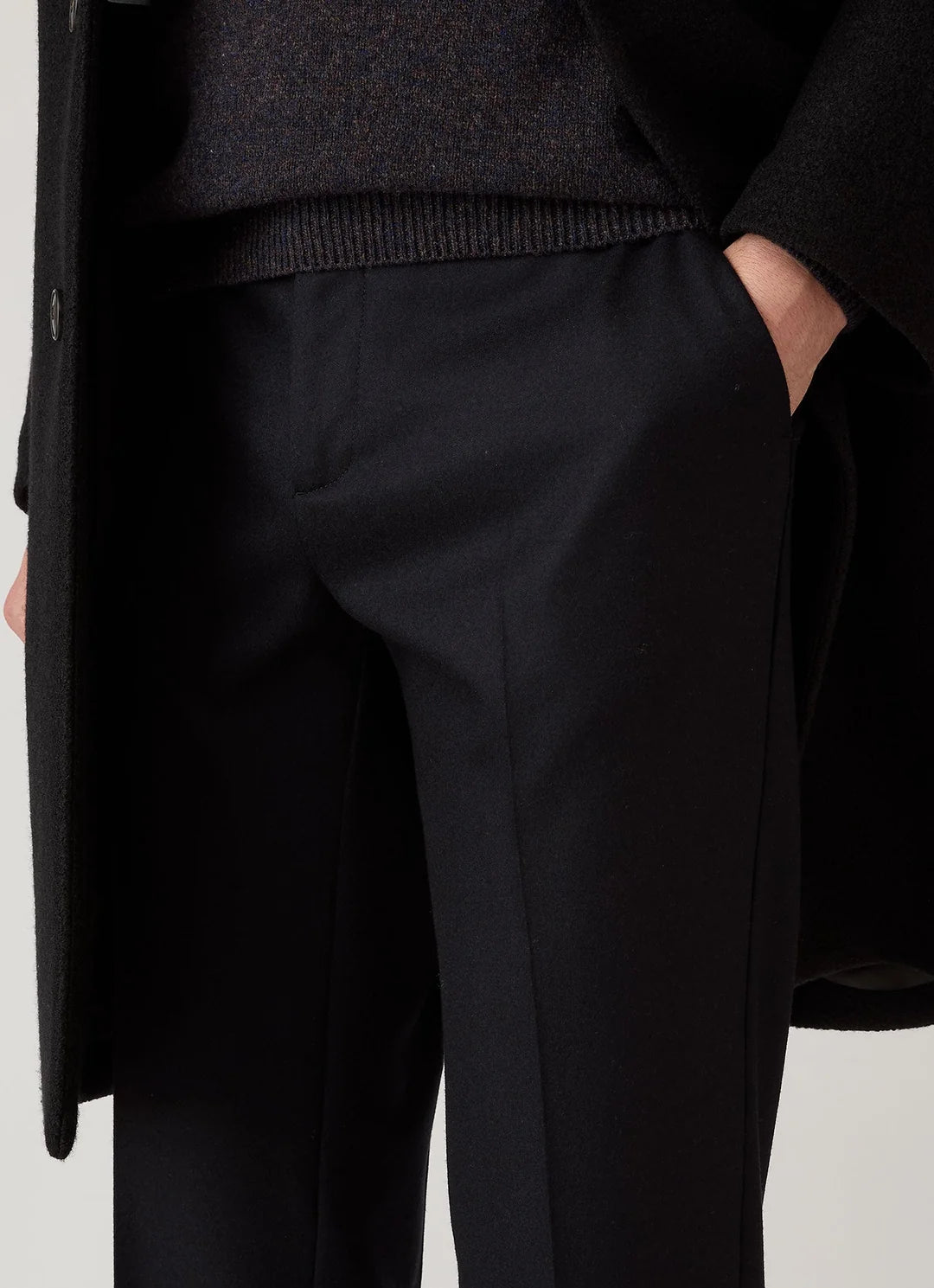 Boiled Wool Trouser