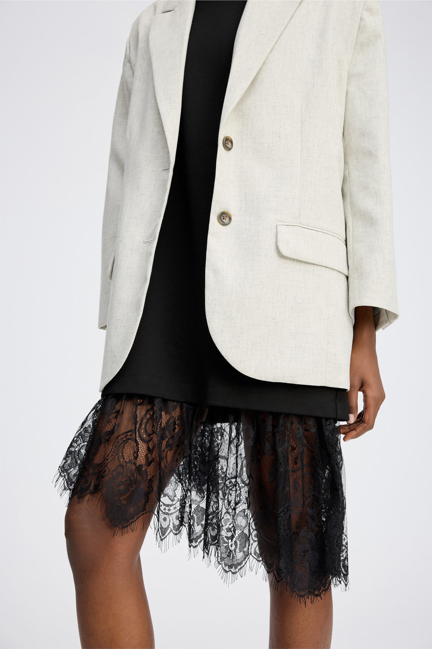 Rosie Dress & T-Shirt Set Black