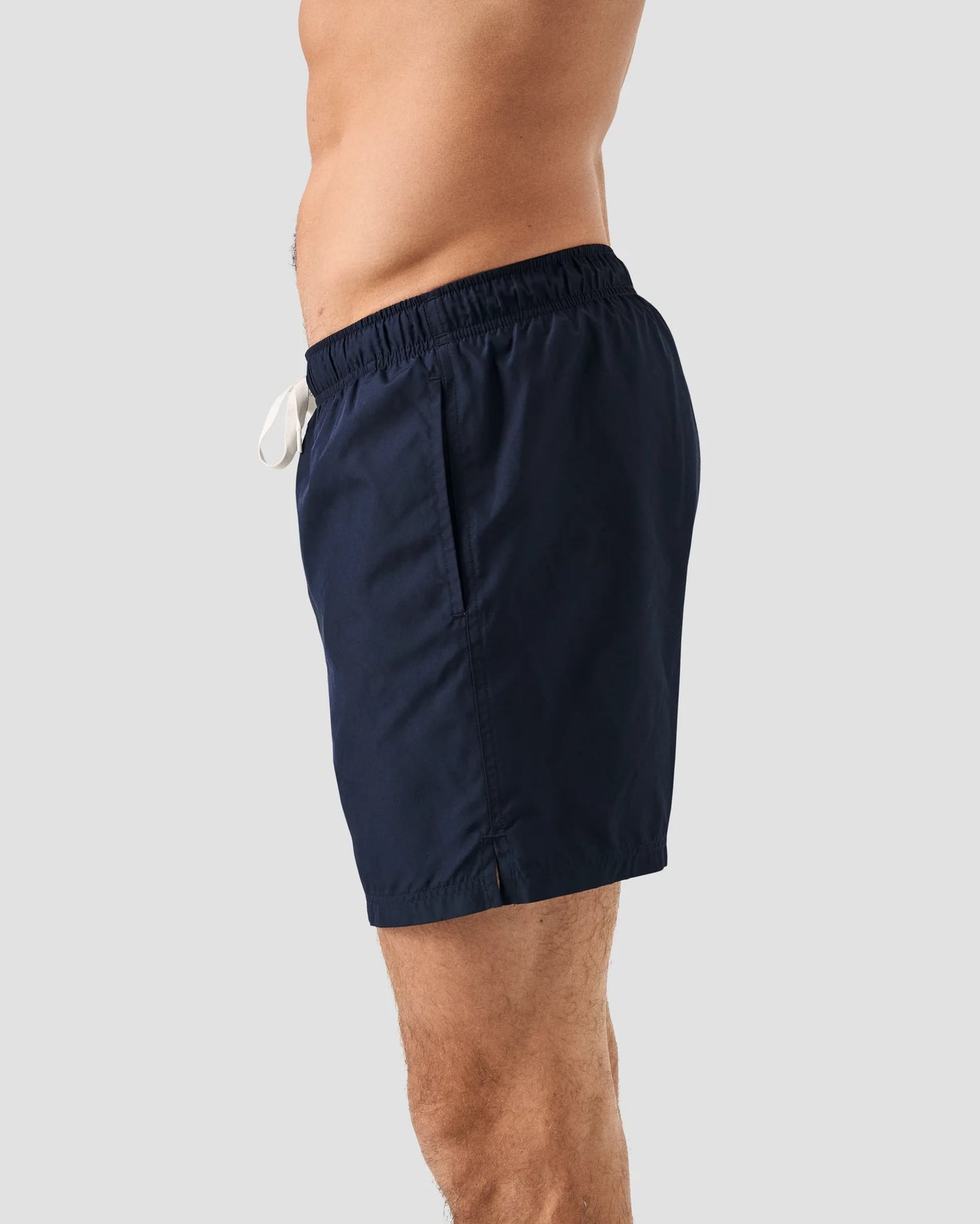 Solid Swim Shorts Navy