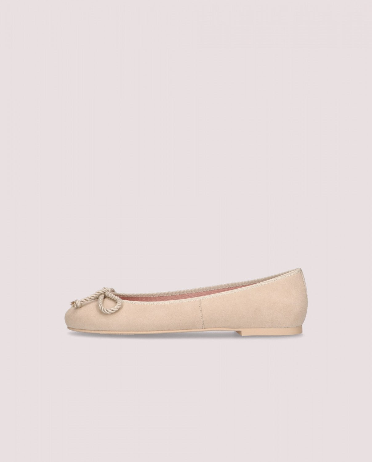 Rosario Sand Suede Ballerina