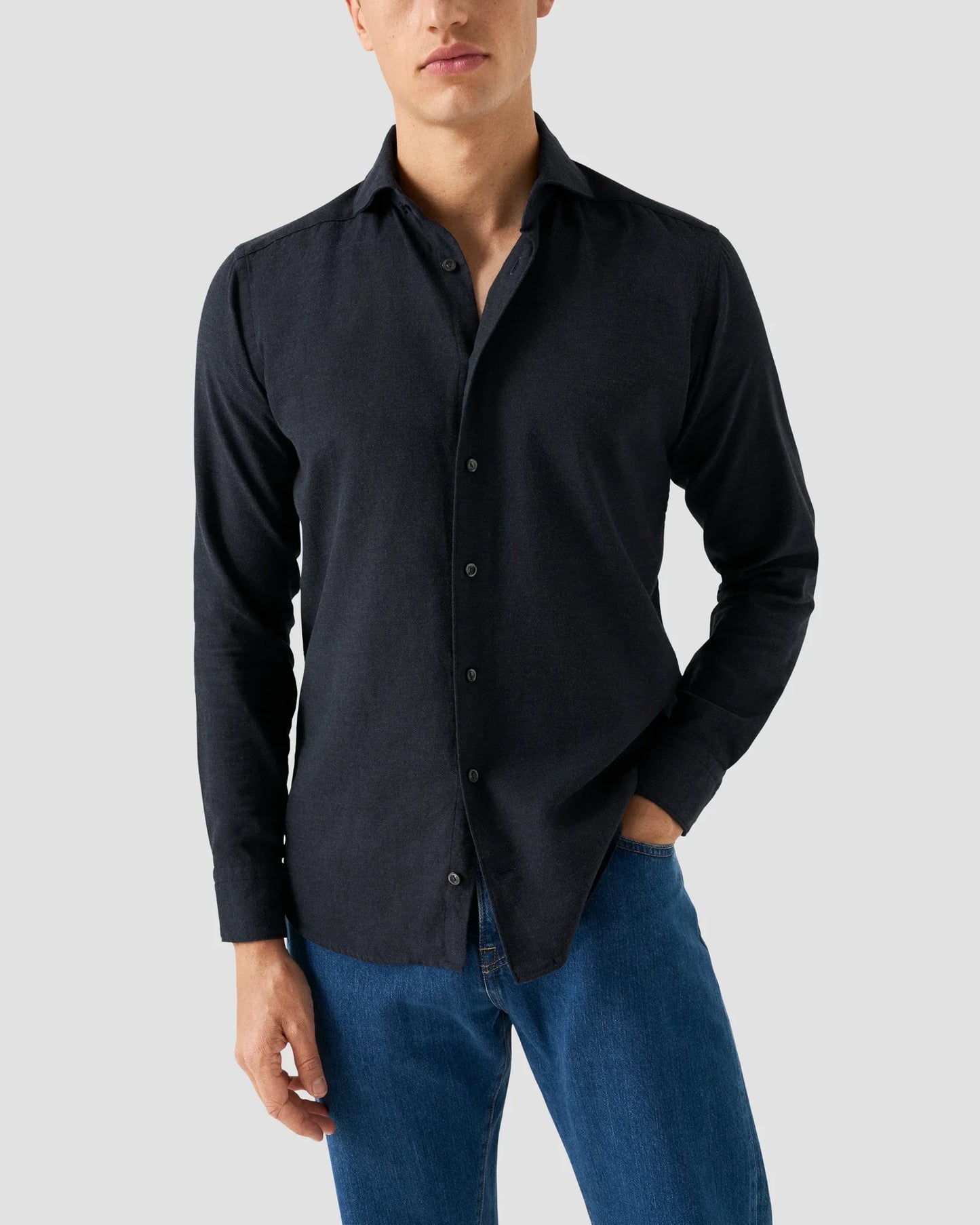 Flannel Shirt Navy