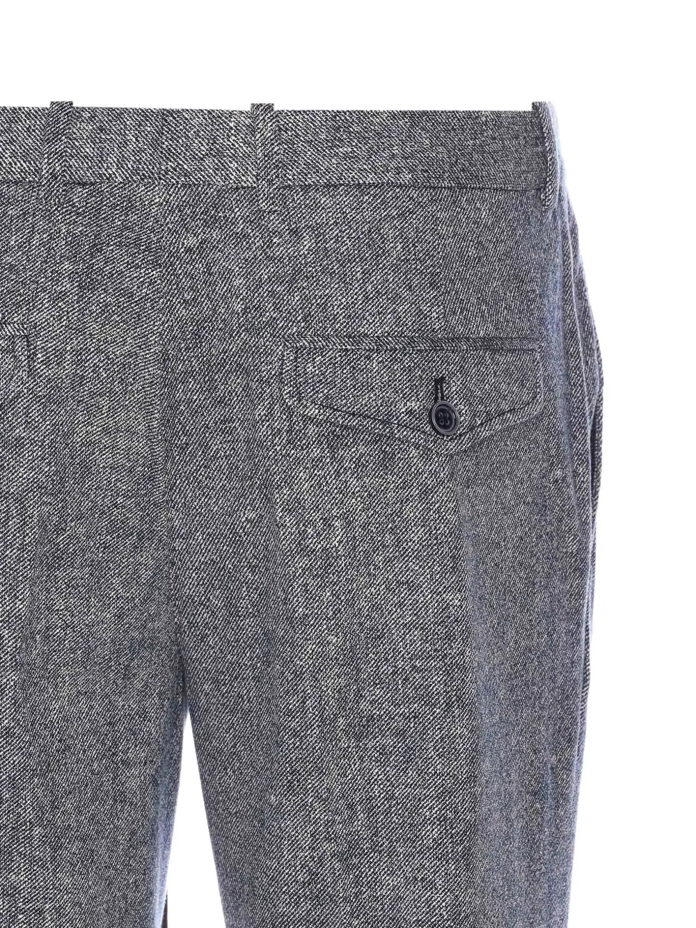 Textured Melange Trouser-Circolo-Lewis Yates