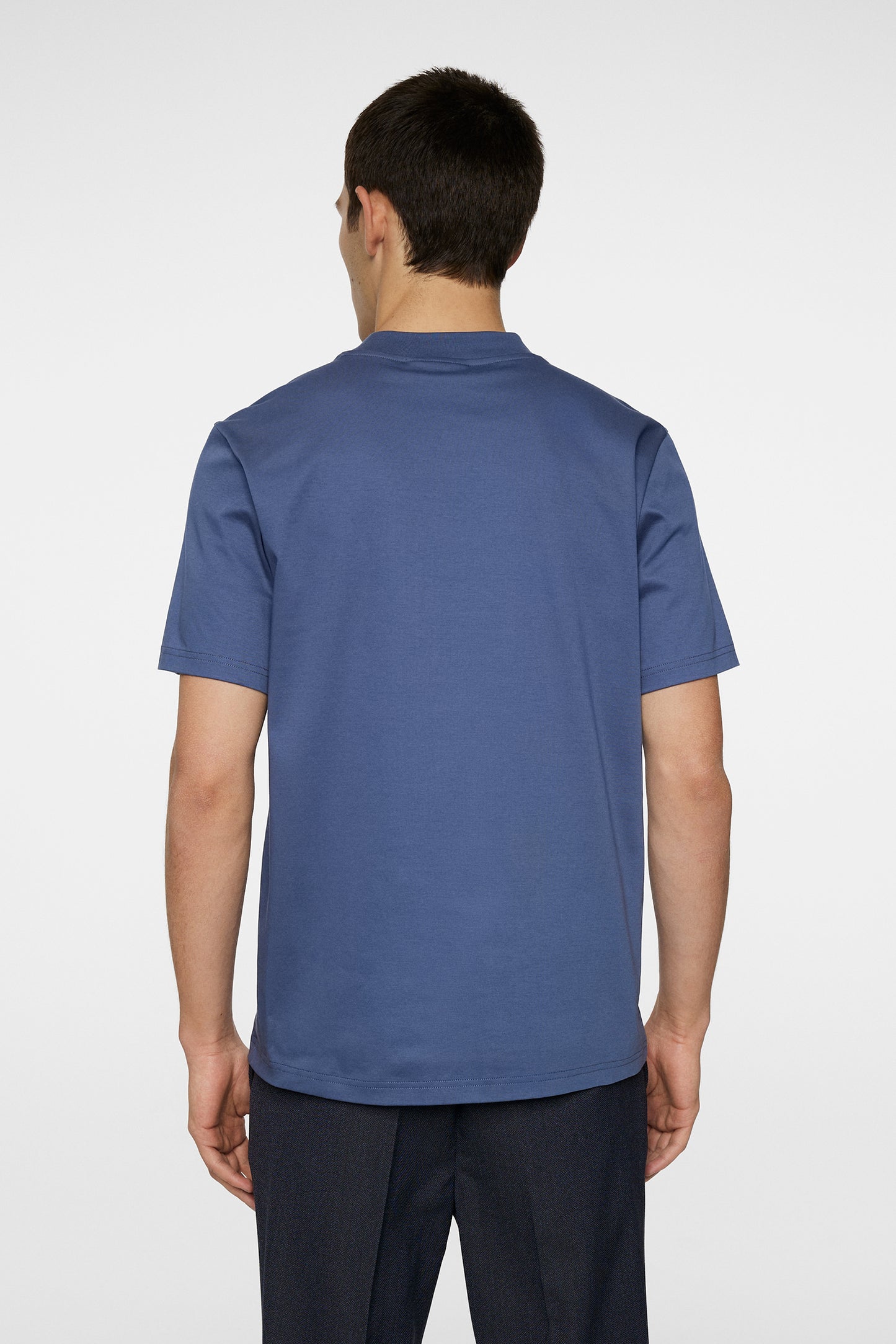 Ace Mock Neck T-Shirt Vintage Indigo
