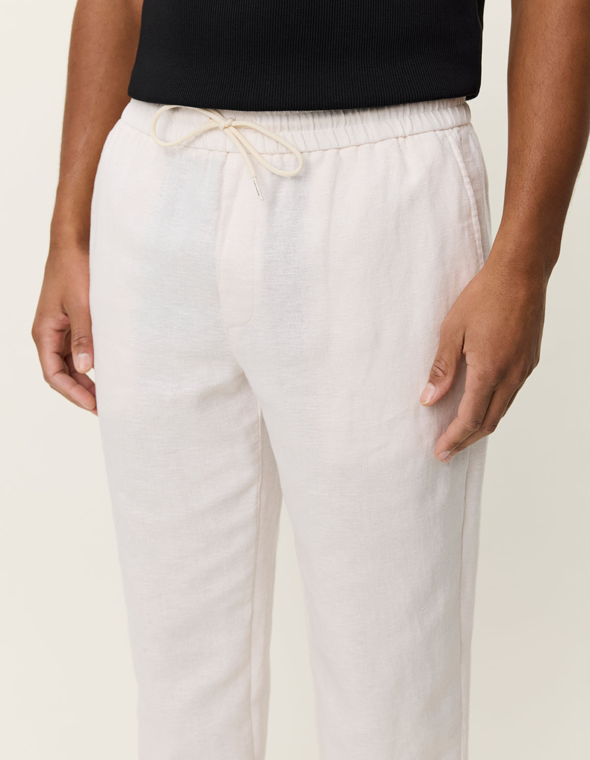 Patrick Linen Pants - Off White