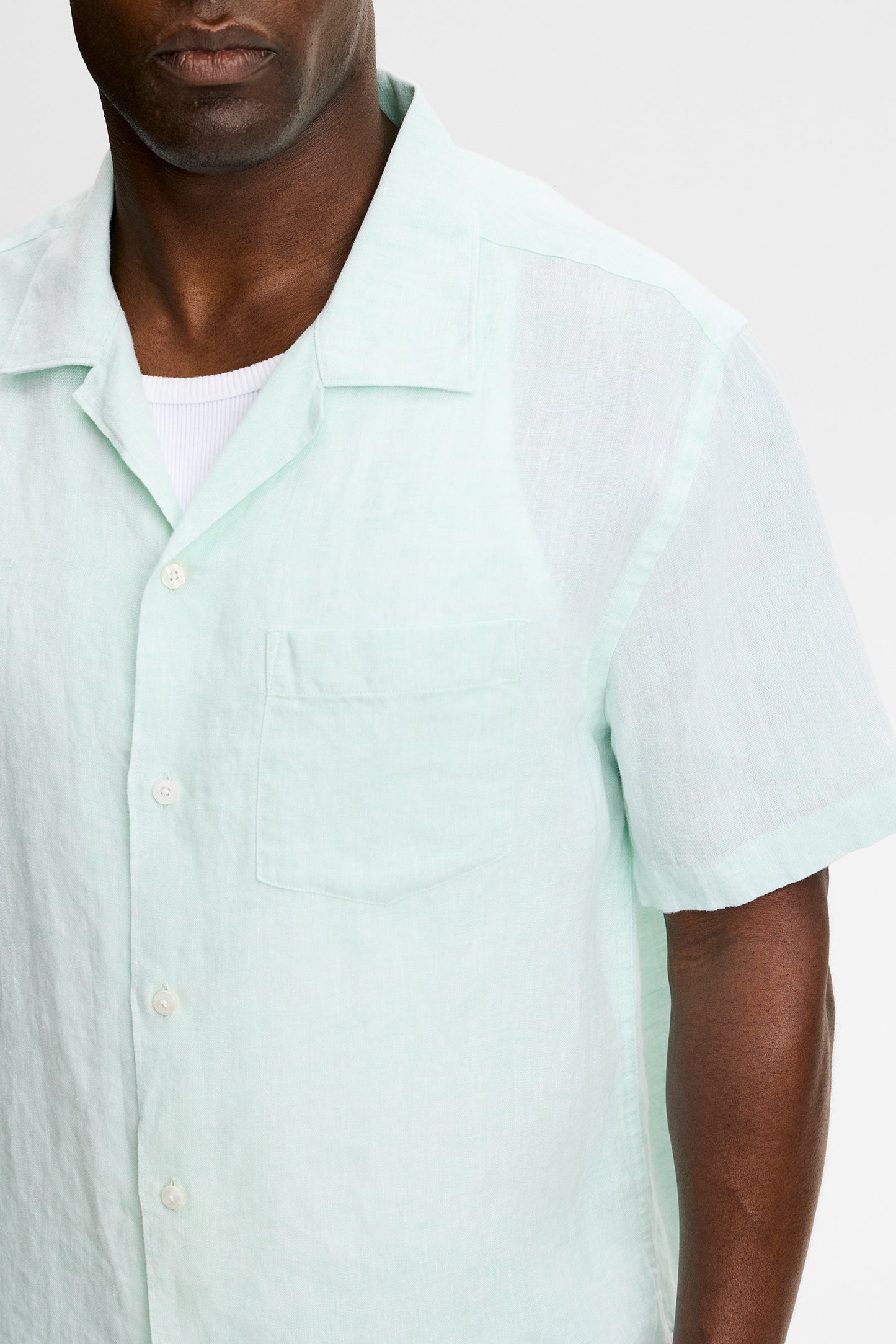 Elio Linen Shirt - Bay