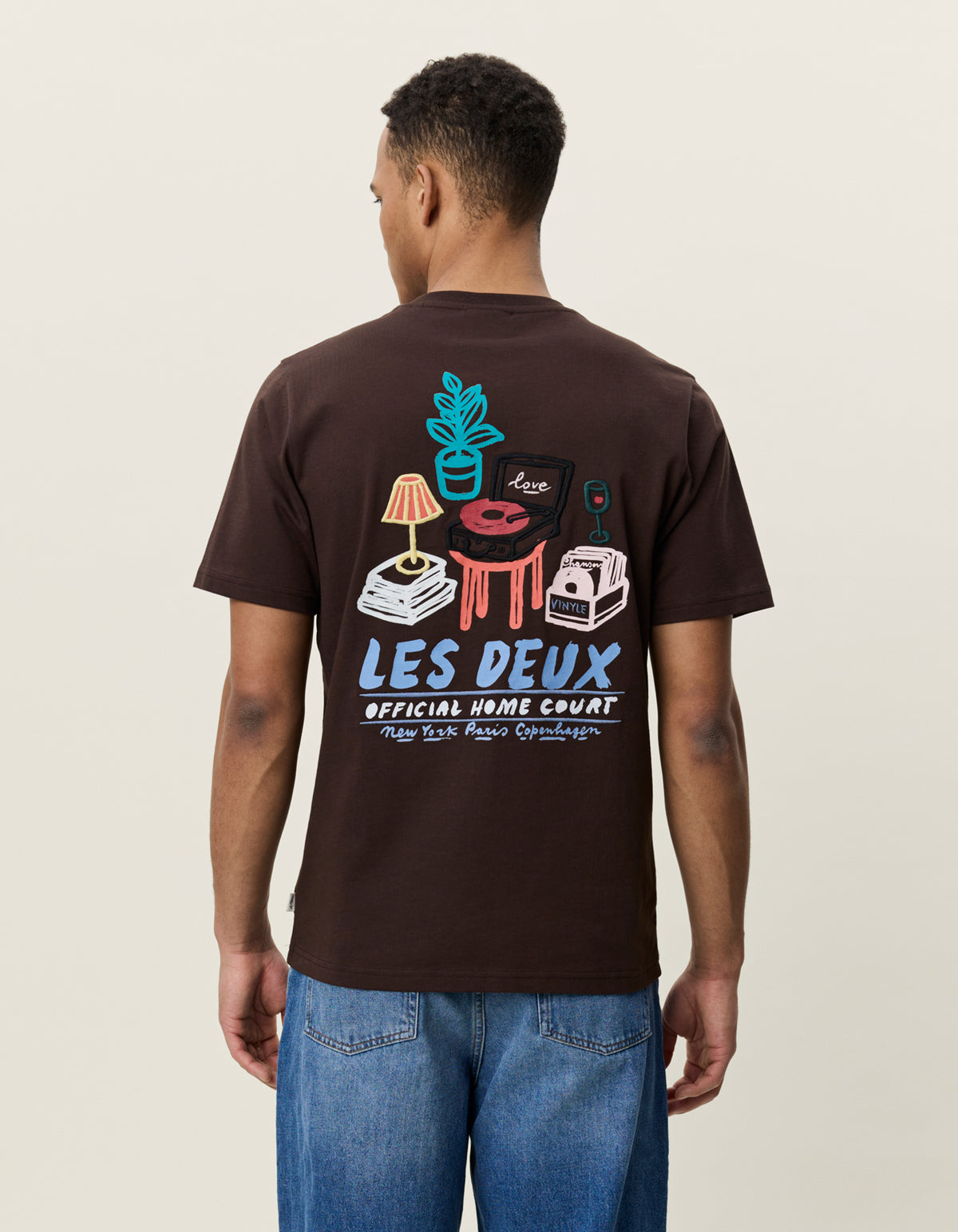 Record T-Shirt Mole Brown