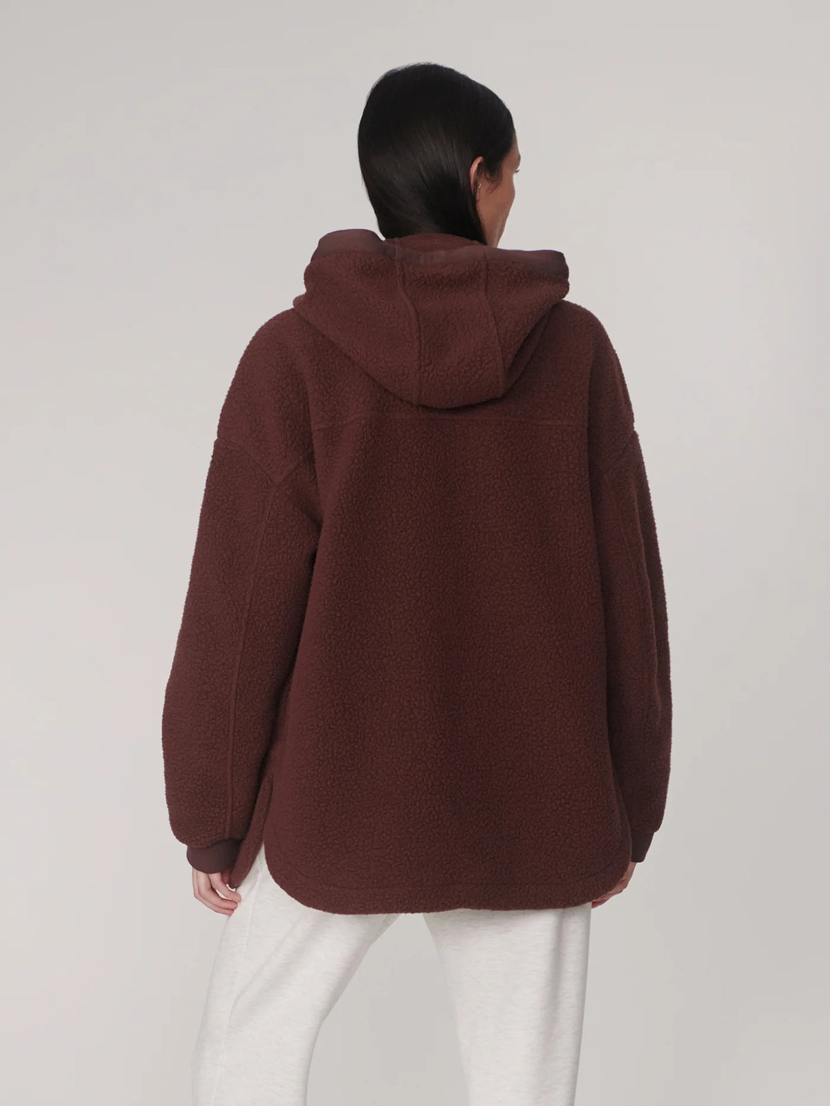 Fey Relaxed Fleece - Mahogany