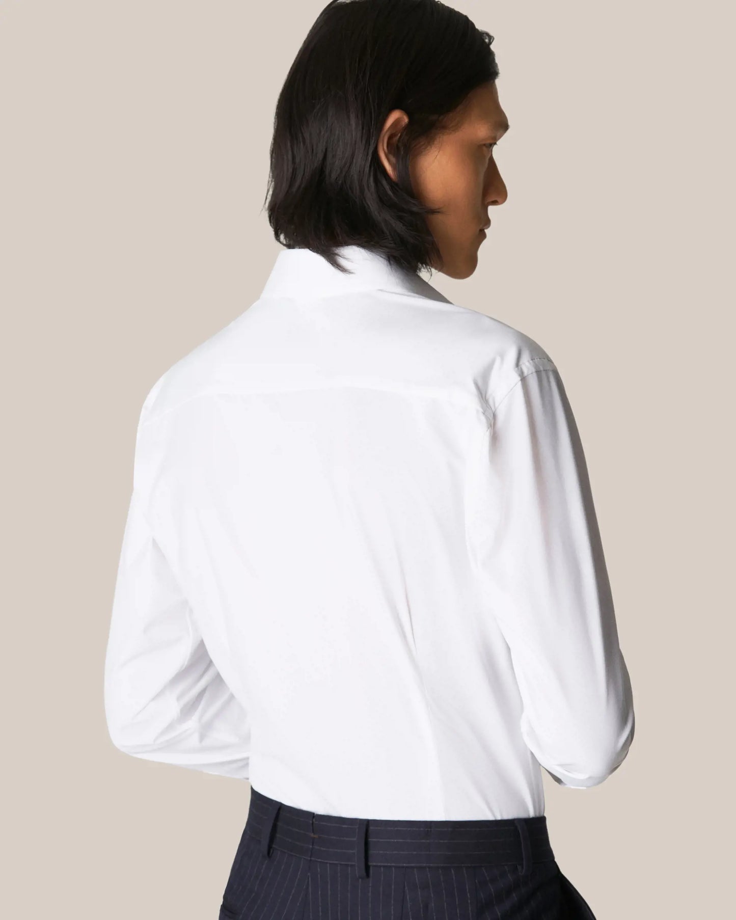 White Four-Way Stretch Shirt