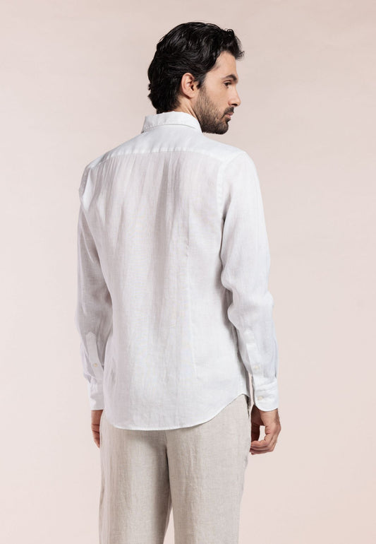 White Linen Shirt
