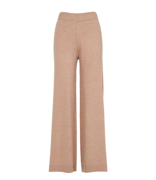 Wool Trousers Camel-Penny Black-Lewis Yates