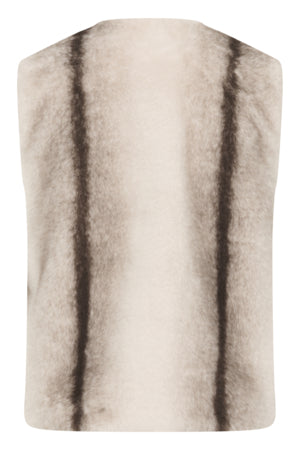 Zabelle Waistcoat Faux Fur-InWear-Lewis Yates