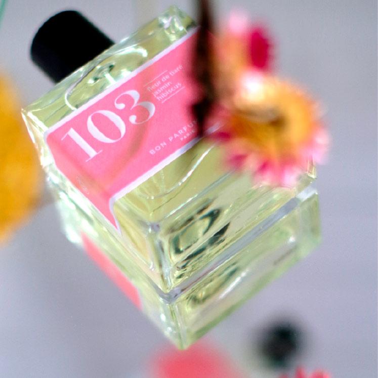 Eau de parfum 103: tiare flower, jasmine, hibiscus