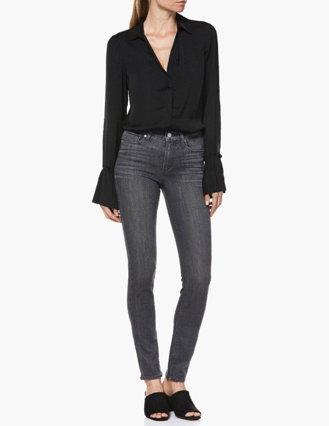Hoxton Ultra Skinny Grey Peaks