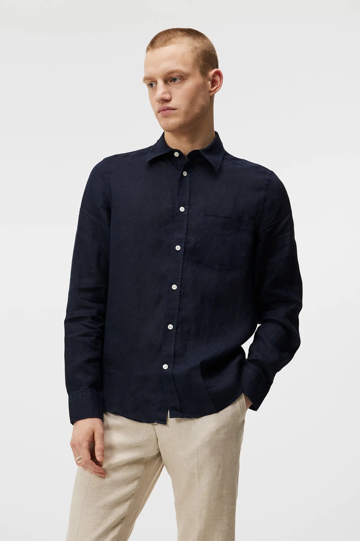 100% European Linen Shirt Quince, 59% OFF